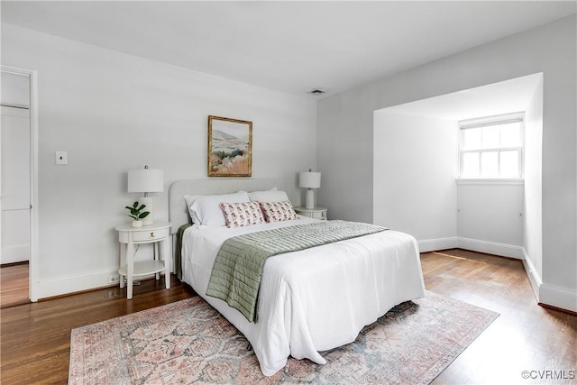 4318 Stuart Ave, Richmond, VA 23221 - bedroom with wood finished floors and baseboards