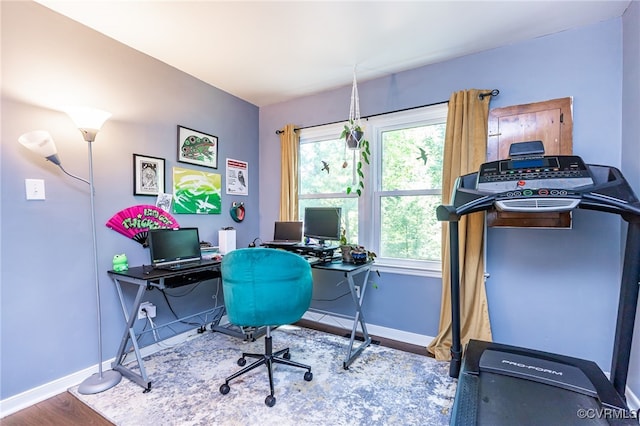 4710 Mason Rest Ct, Chesterfield, VA 23234 - office space featuring baseboards and wood finished floors