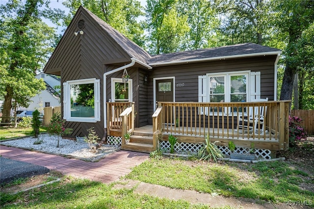 4710 Mason Rest Ct, Chesterfield, VA 23234 - view of front of home with a deck