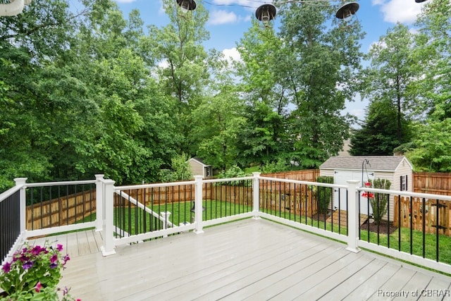 3907 Currier Ct, Chester, VA 23831 - wooden deck with a fenced backyard