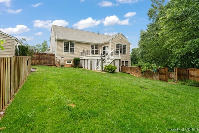 3907 Currier Ct, Chester, VA 23831 - back of property featuring stairs and a wooden deck