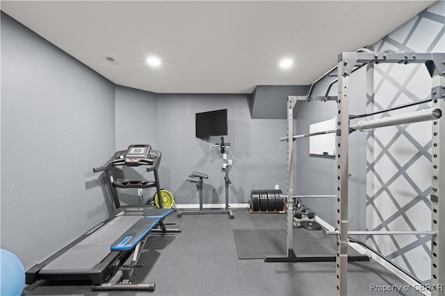 3907 Currier Ct, Chester, VA 23831 - exercise area with baseboards