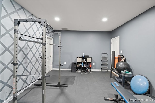 3907 Currier Ct, Chester, VA 23831 - workout area with baseboards