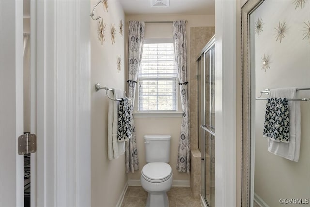 8910 Ringview Dr, Mechanicsville, VA 23116 - bathroom with toilet, healthy amount of natural light, and a stall shower