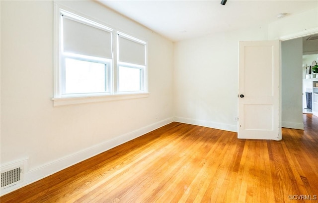 1708 Michaels Rd, Henrico, VA 23229 - spare room featuring light wood finished floors, baseboards, and a smoke detector