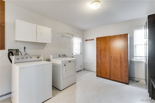 7611 Comanche Dr, Richmond, VA 23225 - laundry room with cabinet space and independent washer and dryer