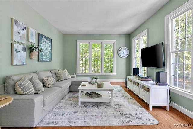 14136 Rigney Dr, Midlothian, VA 23113 - living area featuring wood finished floors and baseboards
