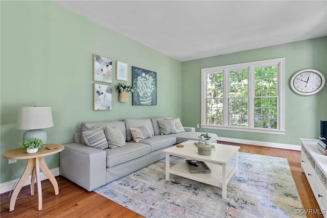 14136 Rigney Dr, Midlothian, VA 23113 - living area with wood finished floors and baseboards