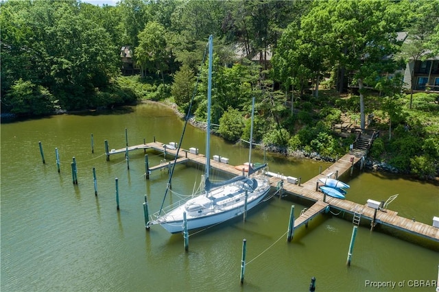 54 Villa Ridge Dr Unit C, Hartfield, VA 23071 - dock area with a water view