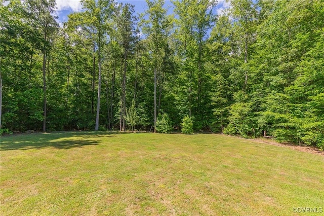 6180 Emmaus Church Rd, Providence Forge, VA 23140 - view of grassy yard featuring a view of trees