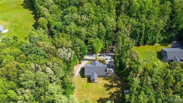6180 Emmaus Church Rd, Providence Forge, VA 23140 - view from above of property featuring a forest
