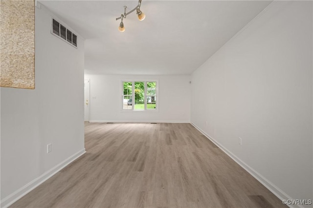 9901 Husting Ct, Chesterfield, VA 23832 - unfurnished living room featuring wood finished floors and baseboards