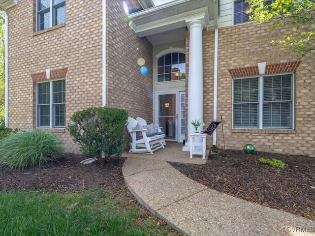 442 Dunlin Ct, Midlothian, VA 23114 - view of exterior entry with brick siding