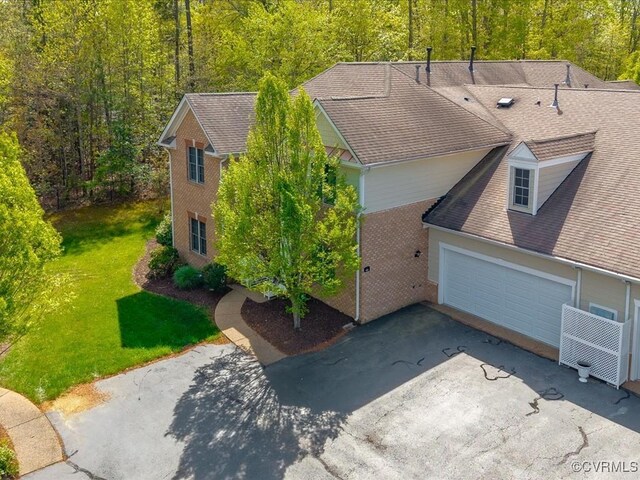 442 Dunlin Ct, Midlothian, VA 23114 - view of subject property with a heavily wooded area