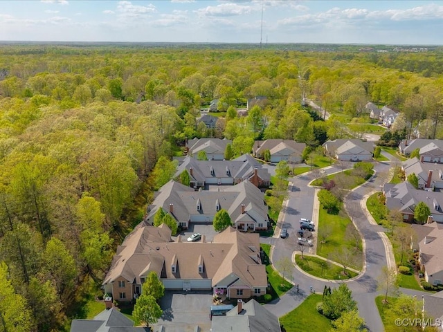 442 Dunlin Ct, Midlothian, VA 23114 - aerial view of residential area with a heavily wooded area