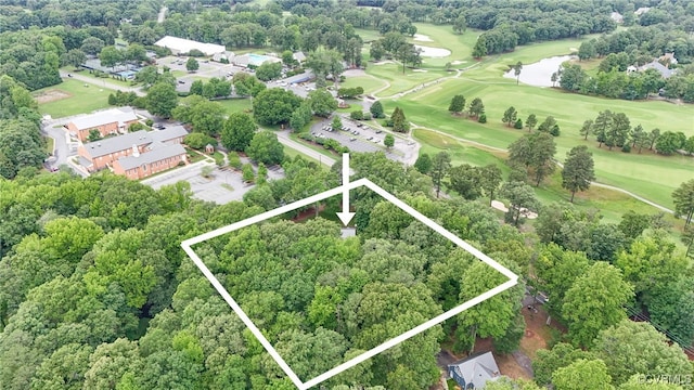 13531 W Salisbury Rd, Midlothian, VA 23113 - view of property location featuring property parcel outlined, a local golf course, and a nearby body of water