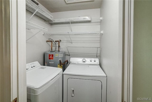 10205 Wolfe Manor Ct Unit 1012, Glen Allen, VA 23060 - laundry room with washer and dryer and electric water heater