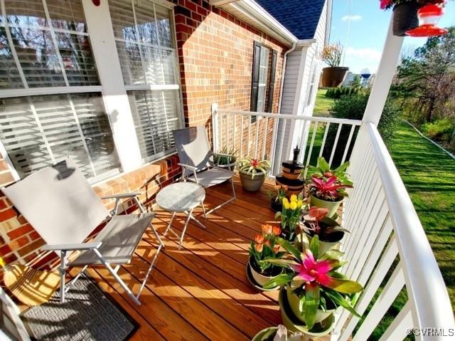 10205 Wolfe Manor Ct Unit 1012, Glen Allen, VA 23060 - view of balcony