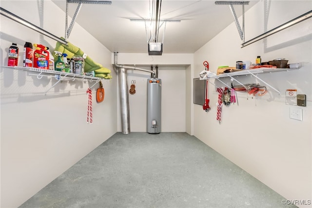 6049 Eagles Crest Dr, Chesterfield, VA 23832 - garage featuring water heater and a garage door opener