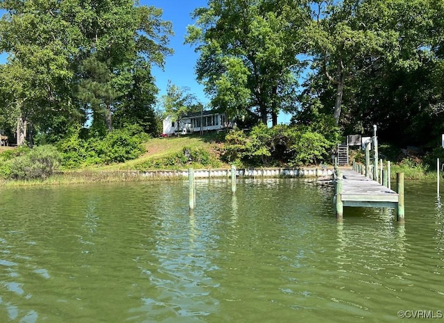 1686 Locust Grove Rd, Topping, VA 23169 - dock area with a water view