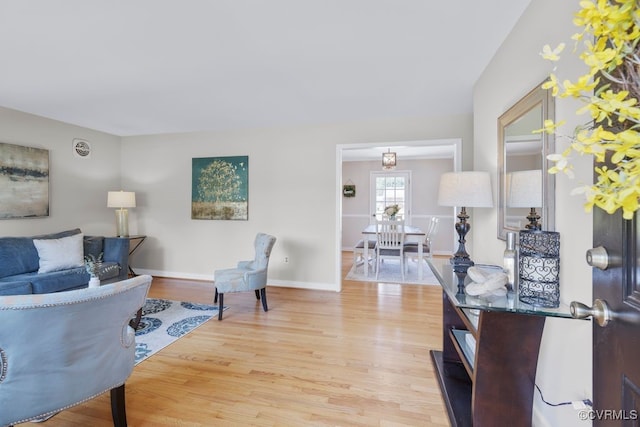 3511 Respess Rd, Midlothian, VA 23112 - living room with light wood-type flooring and baseboards