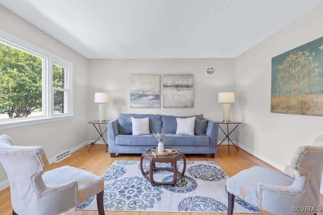 3511 Respess Rd, Midlothian, VA 23112 - living area featuring baseboards and wood finished floors