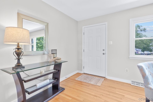 3511 Respess Rd, Midlothian, VA 23112 - entrance foyer with wood finished floors and baseboards