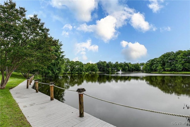 12125 Shore View Dr, Henrico, VA 23233 - dock area with a water view