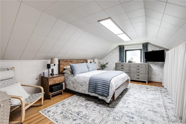 8415 Freestone Ave, Henrico, VA 23229 - bedroom featuring wood finished floors and lofted ceiling