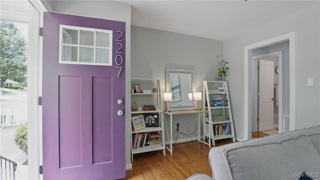 2207 Marroit Rd, Henrico, VA 23229 - entryway with wood finished floors and baseboards