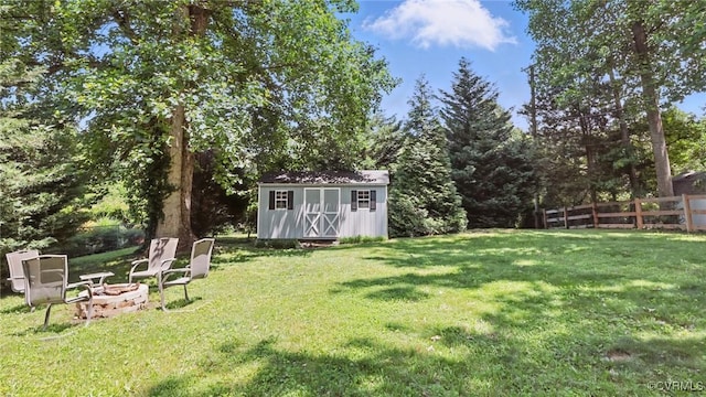 2207 Marroit Rd, Henrico, VA 23229 - view of yard featuring an outdoor fire pit