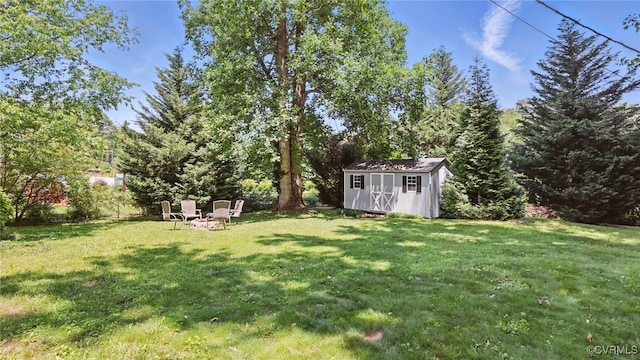 2207 Marroit Rd, Henrico, VA 23229 - view of grassy yard with a shed