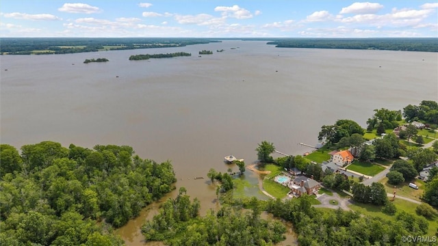 1121 Collingwood Dr, North Prince George, VA 23860 - aerial view of property's location featuring a large body of water