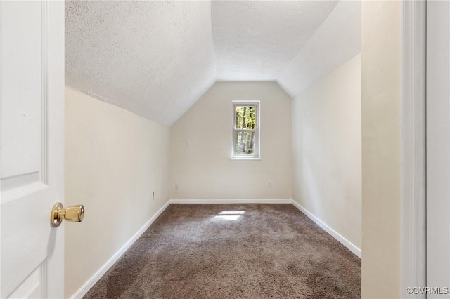 8418 Scottingham Ct, North Chesterfield, VA 23236 - bonus room with vaulted ceiling, carpet flooring, a textured ceiling, and baseboards