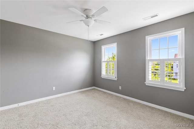 4824 Hilbay Ter, Moseley, VA 23120 - carpeted empty room with ceiling fan and baseboards