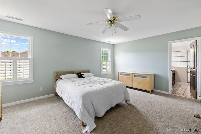 4824 Hilbay Ter, Moseley, VA 23120 - bedroom featuring baseboards, carpet floors, and a ceiling fan