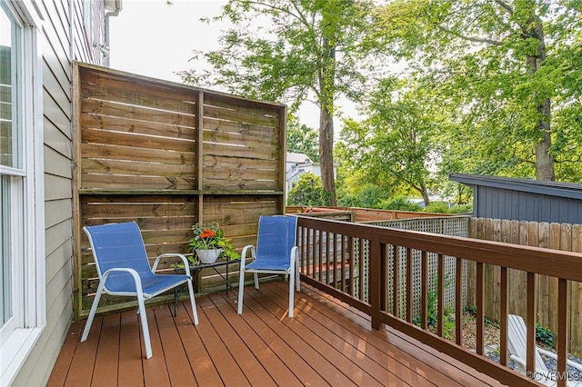 506 N 28th St, Richmond, VA 23223 - view of wooden terrace