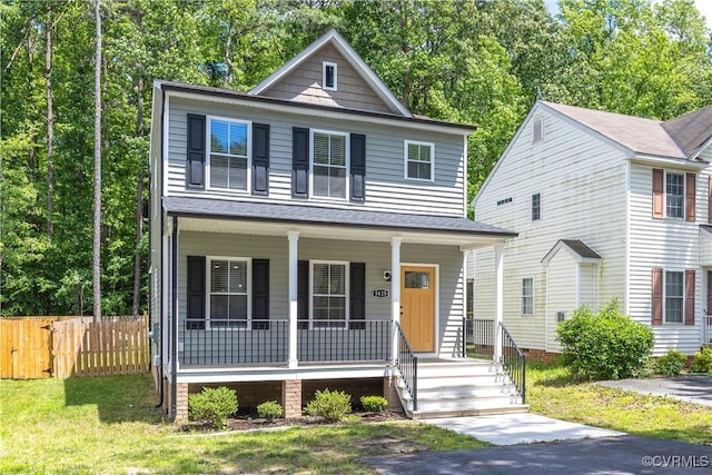 5415 Edgefield St, Henrico, VA 23227 - view of front facade featuring a porch