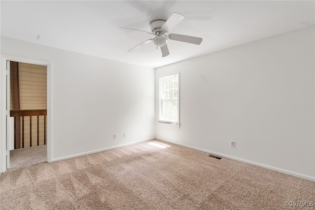 13503 Headwaters Pl, Midlothian, VA 23113 - carpeted empty room featuring a ceiling fan and baseboards