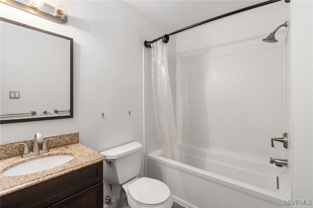 13503 Headwaters Pl, Midlothian, VA 23113 - full bathroom featuring shower / bath combination with curtain, vanity, and toilet