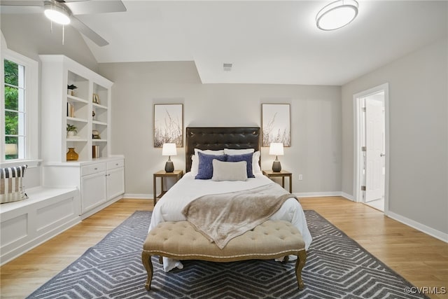 11320 Glendevon Rd, Chesterfield, VA 23838 - bedroom featuring light wood-style flooring, baseboards, and a ceiling fan