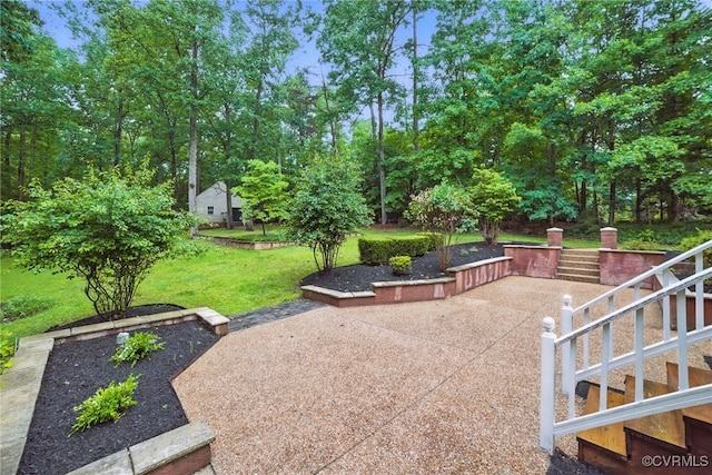 11320 Glendevon Rd, Chesterfield, VA 23838 - view of patio featuring stairway
