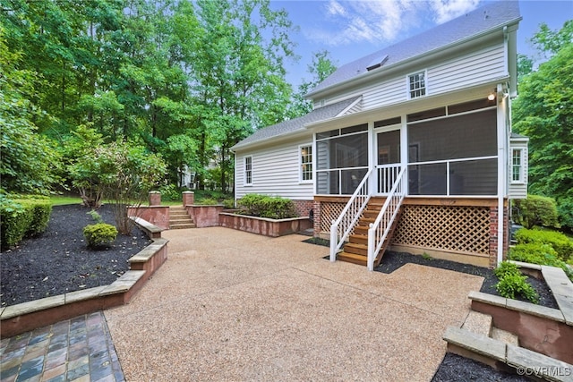 11320 Glendevon Rd, Chesterfield, VA 23838 - view of patio / terrace featuring a sunroom