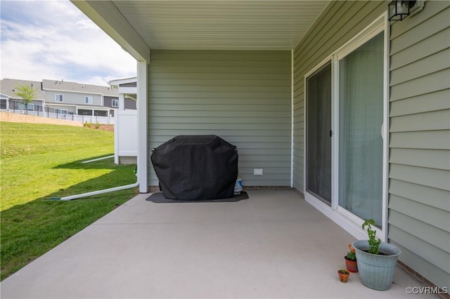 7025 Leire Dr, Chester, VA 23832 - view of patio / terrace with a grill