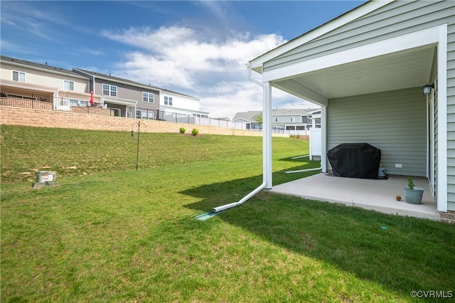 7025 Leire Dr, Chester, VA 23832 - view of yard featuring a patio area and a residential view