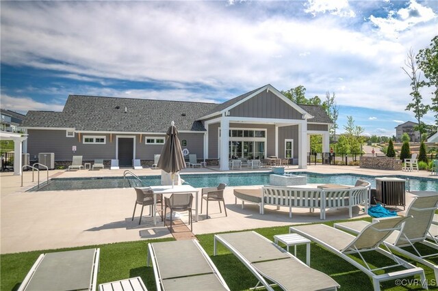 7025 Leire Dr, Chester, VA 23832 - swimming pool with a patio area