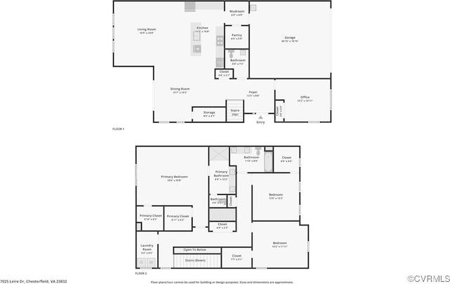 7025 Leire Dr, Chester, VA 23832 - room layout