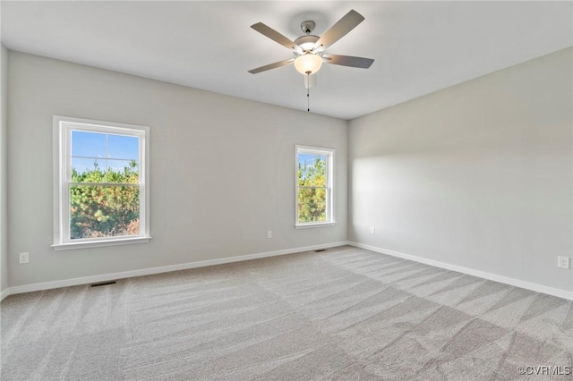 1343 Buckners Ln, Mineral, VA 23117 - carpeted empty room featuring a ceiling fan and baseboards