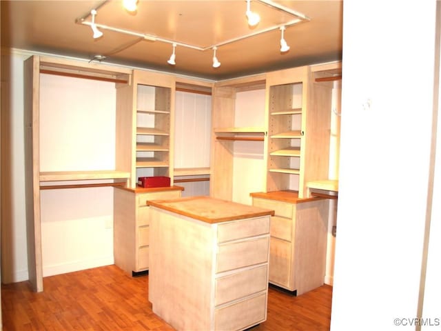 11001 Old Church Rd, New Kent, VA 23124 - walk in closet with wood finished floors