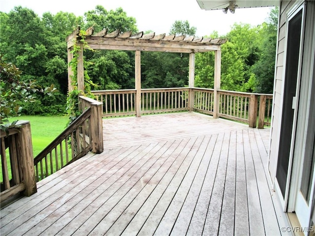 11001 Old Church Rd, New Kent, VA 23124 - deck with a pergola